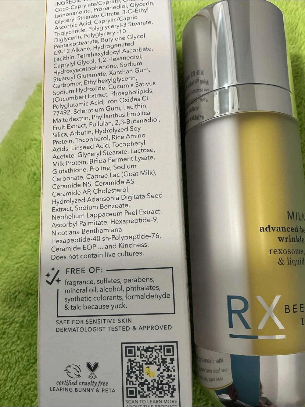 BEEKMAN 1802 Milk  RX BETTER AGING SERUM